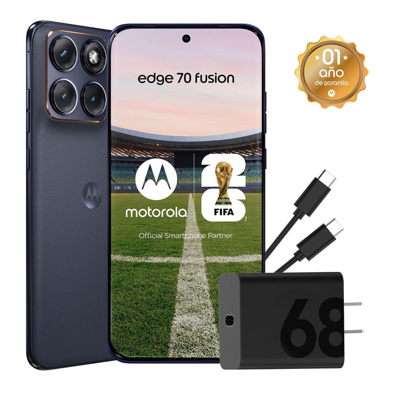 Celular Moto Edge 70 Fusion 8GB/256GB Azul