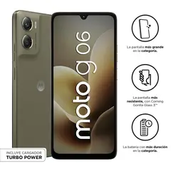 MOTOROLA - Celular Moto G06 4G 256GB Café