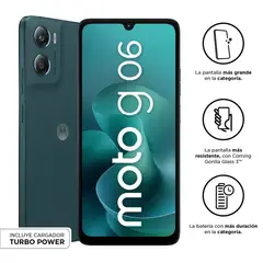 MOTOROLA - Celular Moto G06 4G 256GB Azul