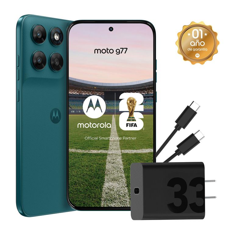 Celular Moto G77 5G 8GB/256GB Esmeralda