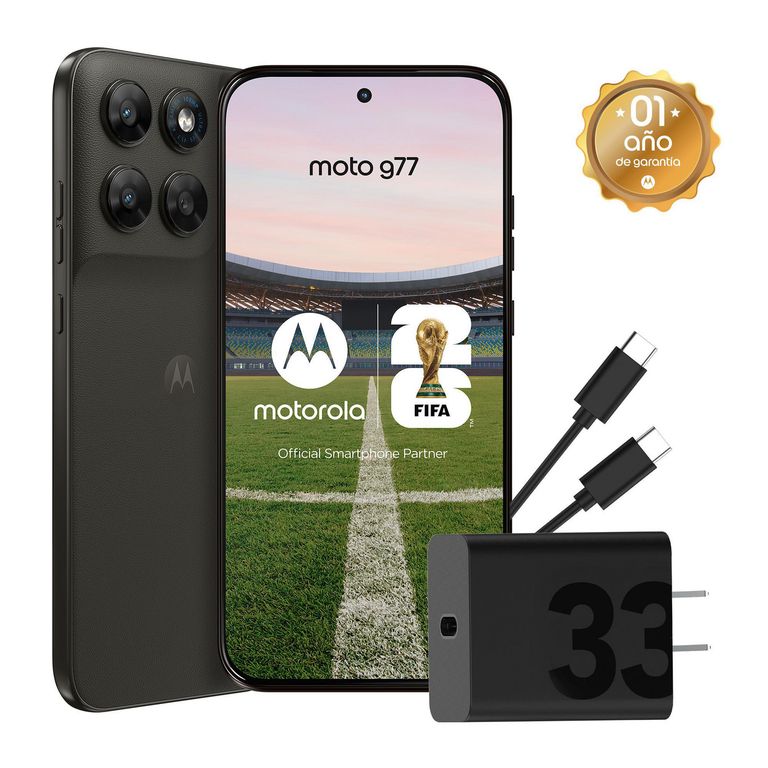 Celular Moto G77 5G 8GB/256GB Negro