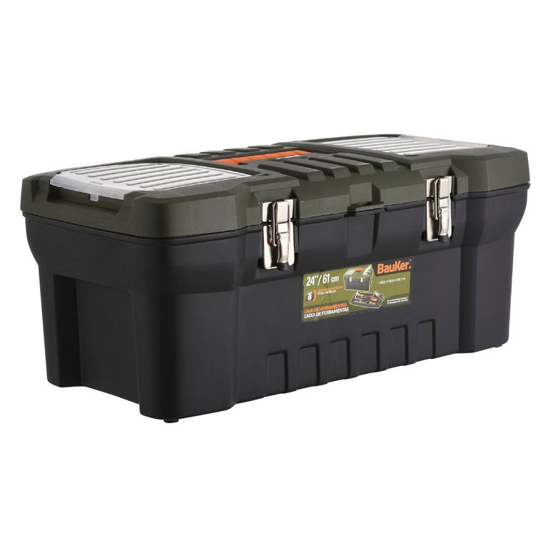 Caja de Herramientas 24 Plástico 5kg Bauker