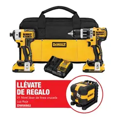 DEWALT - Taladro Percutor y Atornillador de Impacto con Láser DCK287