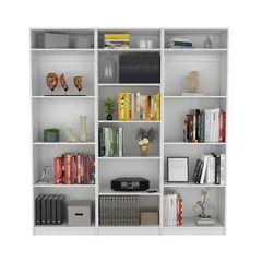 TUHOME - Estantes 3 Complementos Blanco