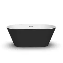 Klipen - Tina Freestanding Marine Negra Ovalada168x80x58cm
