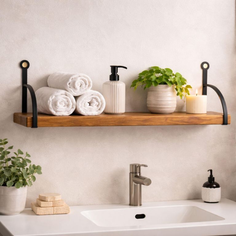 Repisa de Pared de Madera