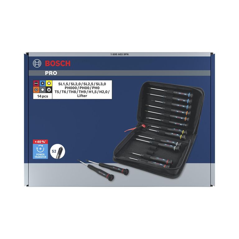 Juego de Destornillador de precisión PRO PH/SL/TX/TH/H 14 Piezas