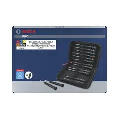 Bosch - Juego de Destornillador de precisión PRO PH/SL/TX/TH/H 14 Piezas
