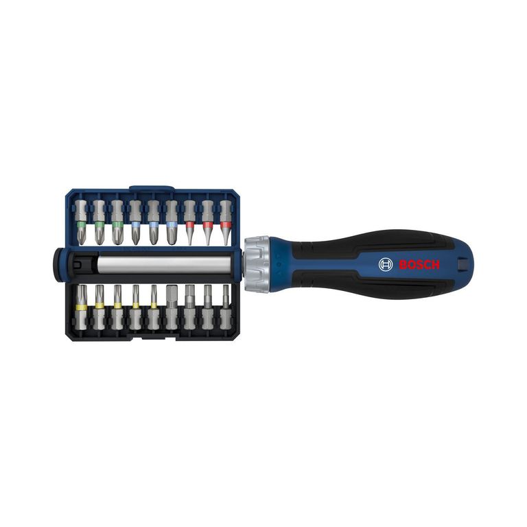Destornillador Punta Ratchet + 19 bits