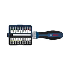 Bosch - Destornillador Punta Ratchet + 19 bits