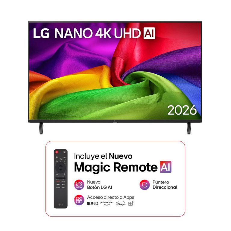 Televisor LED 65 pulgadas 4K Ultra HD WebOS 65NU800BPSB.AWFQ