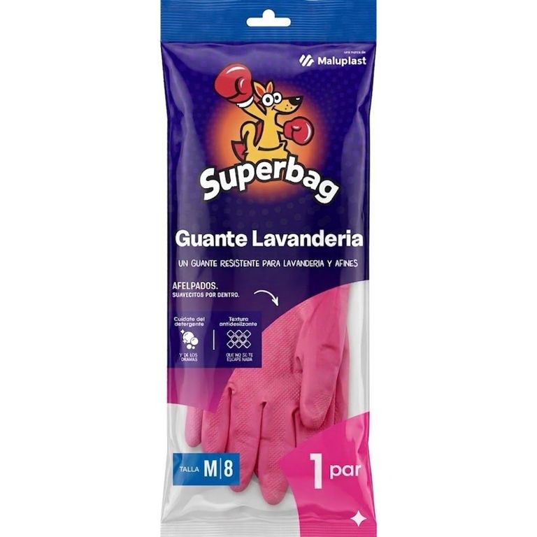 Guante Lavand Superbag Talla M 8