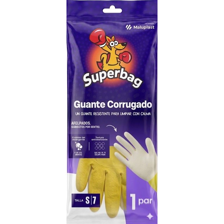 Guante Corrugado Superbag Talla S 7