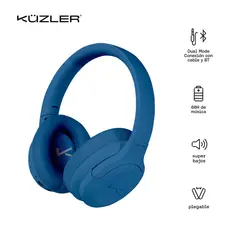 KUZLER - Audífonos BT 60h SOULBEAT Azul