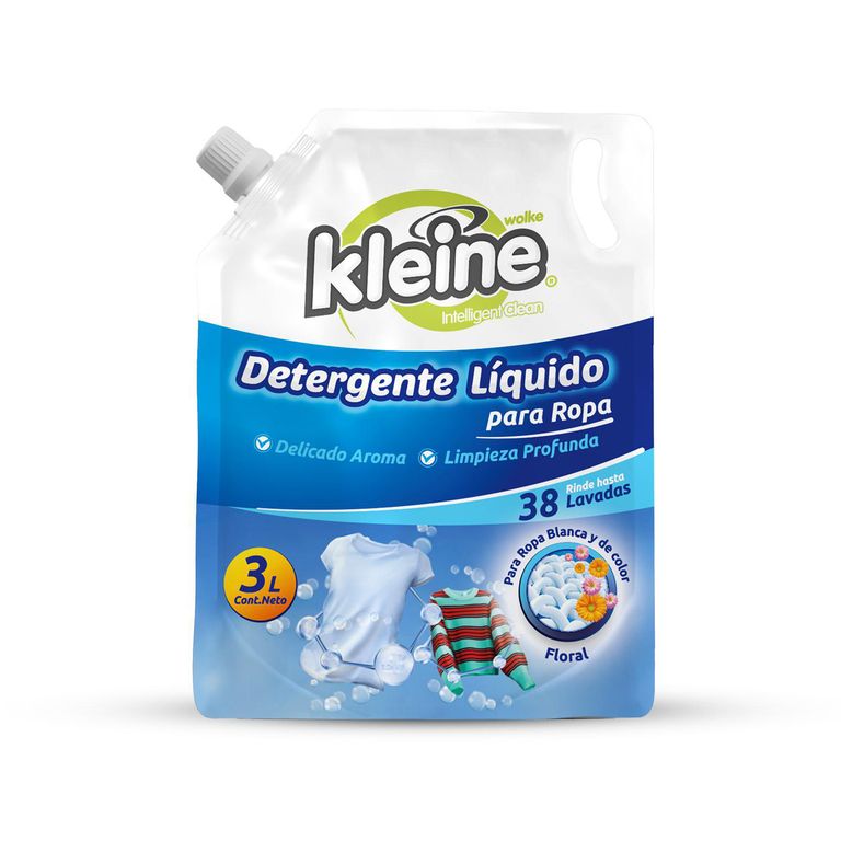 Detergente Liquido Floral Doypack 3L Kleine