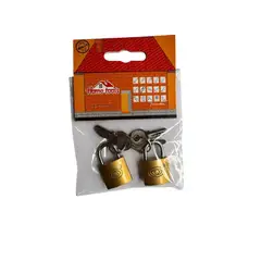 HOME TOOLS - Set de Candados 20 mm x2 Piezas