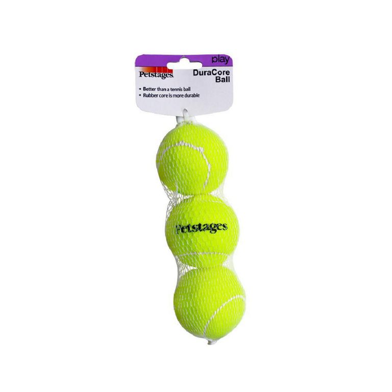 Pack 3 Pelotas Amarillas para Perro