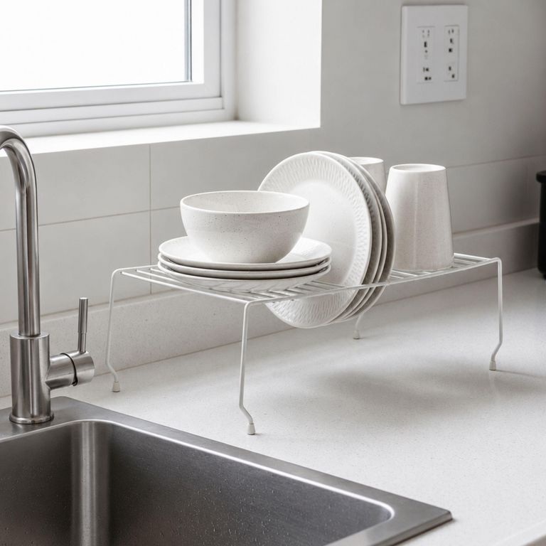 Repisa de Cocina Plástica Blanco