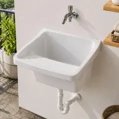 STRATUS - Combo Lavadero de Ropa de Plástico termoformado