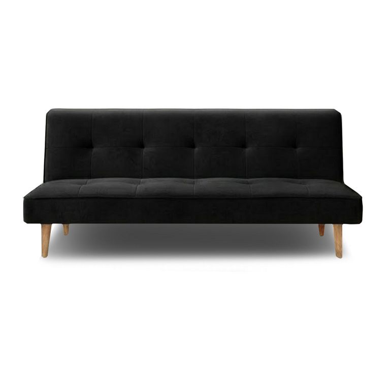 Sofa Cama Futon Danny Negro 179x78x78