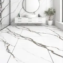 CELIMA - Cerámica Piso y Muro Tipo Marmoleada Tripoli Blanco Gris 60x60 cm 1.80 m2