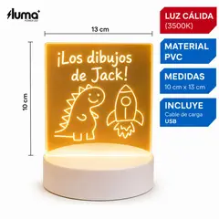 ILUMA - Pizarra Led Mágica 3D