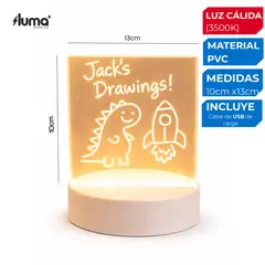 ILUMA - Pizarra Led Mágica 3D