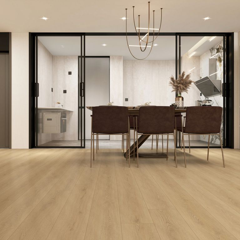 Piso Vinílico SPC Verona Maderado Beige 122x18 cm 2.635 m2 5 mm