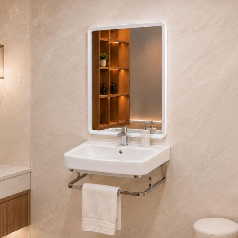 Mueble de Baño Ginebra Blanco + Espejo