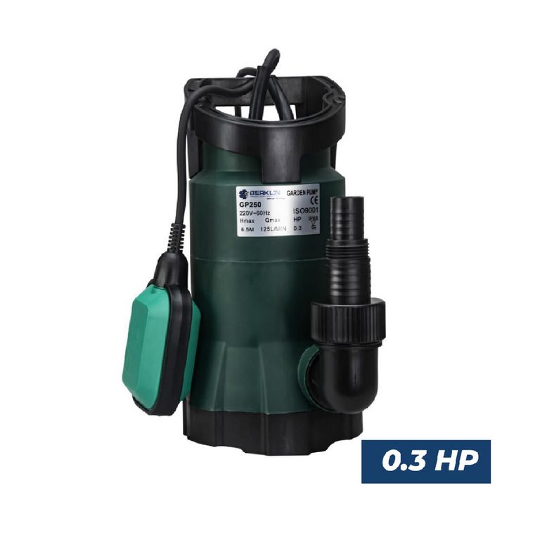 Bomba de achique de 0.3 hp