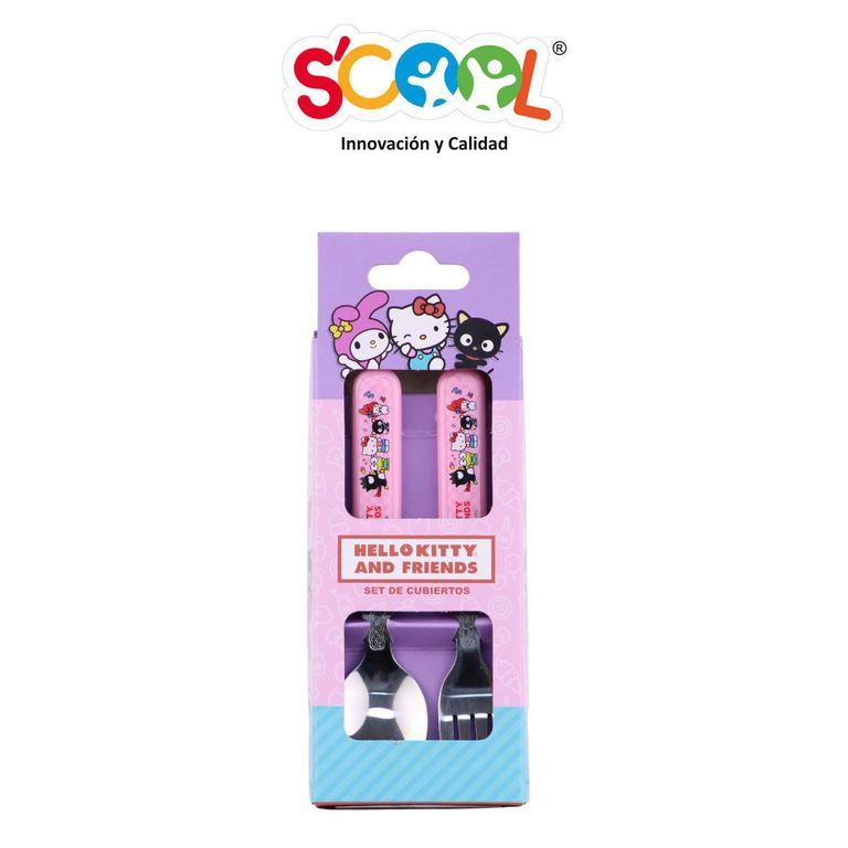 Set de cubiertos Hello Kitty and Friends