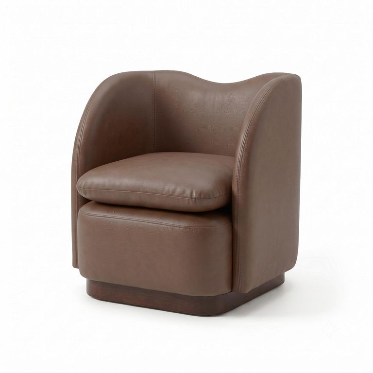 Sillon Giratorio Giro Marron
