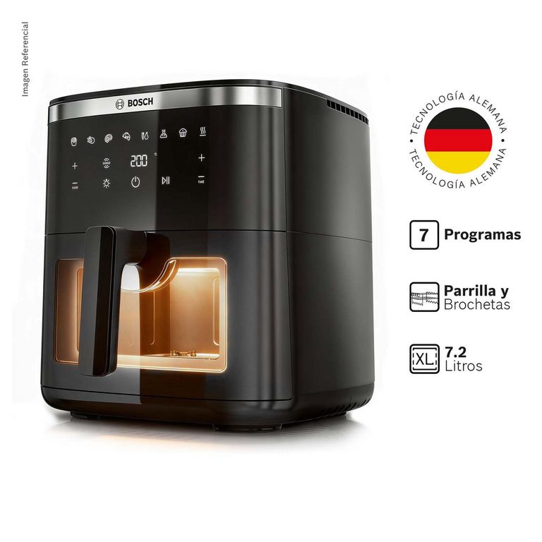 Air Fryer Bosch Maf671b1 Negro