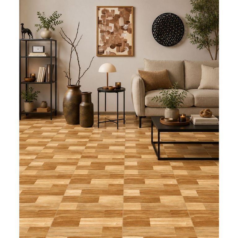 Cerámica Maderada Deck Café 45x45 2.29 m2