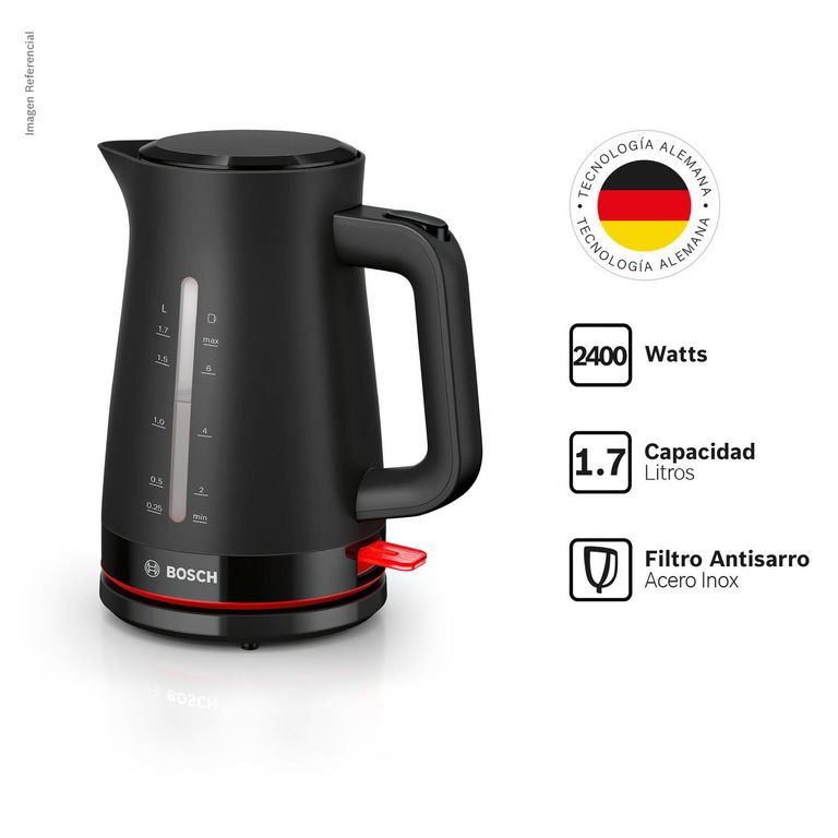 Hervidor Bosch Twk3m123 Negro