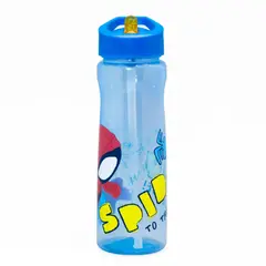 DISNEY - Botella Curva Spiderman Azul