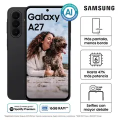 SAMSUNG - Galaxy A27 5G 256GB Black