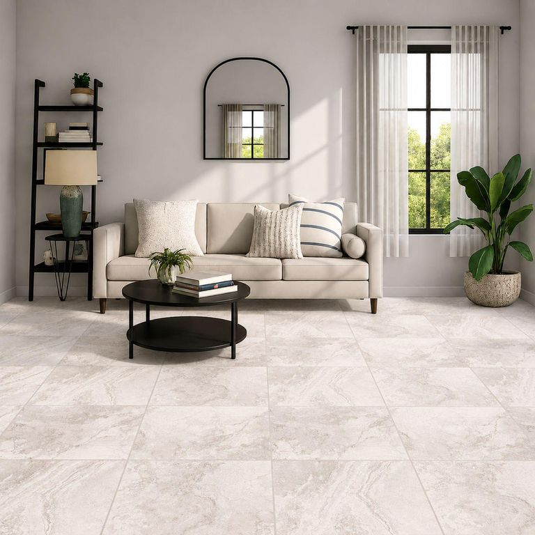 Cerámica Marmolada Canaveral Gris/Blanco 60x60 2.58 m2