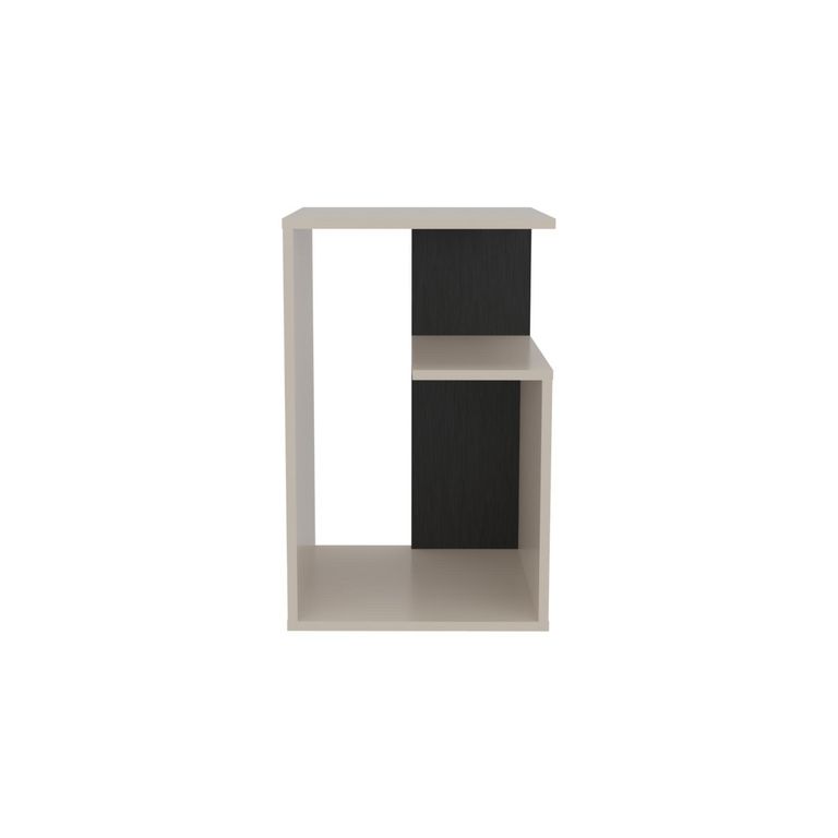 Mesa Lateral Everett Color Capri Y Wengue 39,8x63,4x30cm
