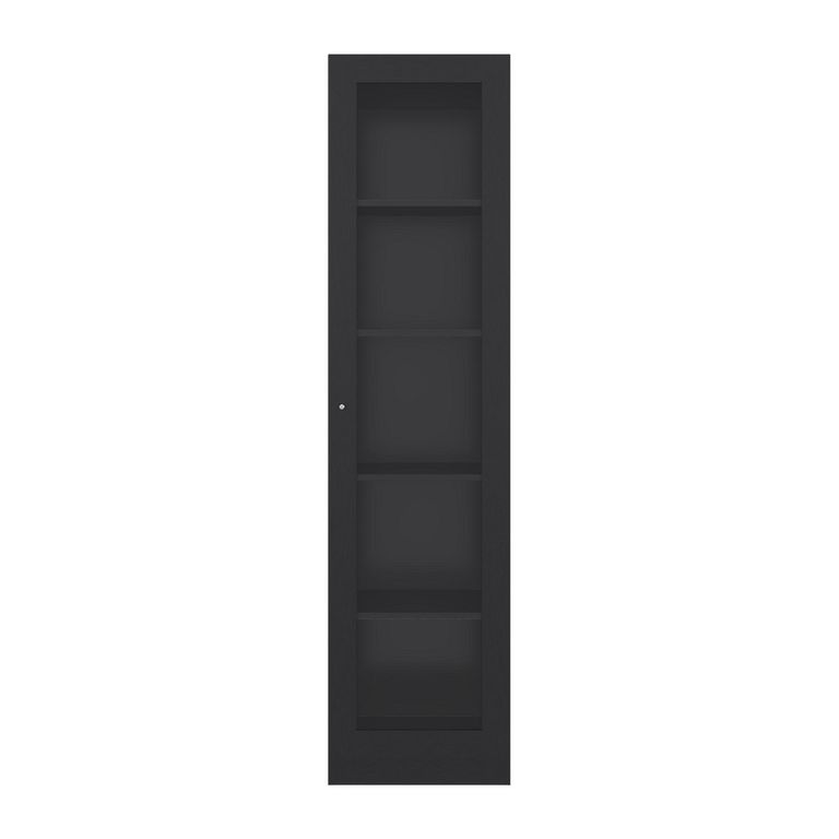 Vitrina Home 1 Puerta Color Wengue 180,6x45x31,3cm
