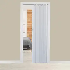 HOGGAN - Puerta Plegable PVC Milano PVC Blanca