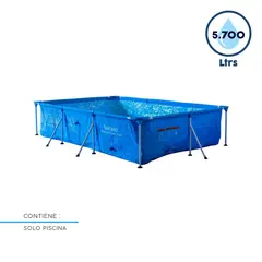 BESTWAY - Piscina Estructural Rectangular 400x211x81cm 5700lt