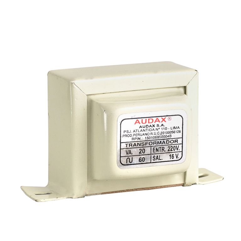 Transformador Chapa Eléctrica 20VA 220/16V