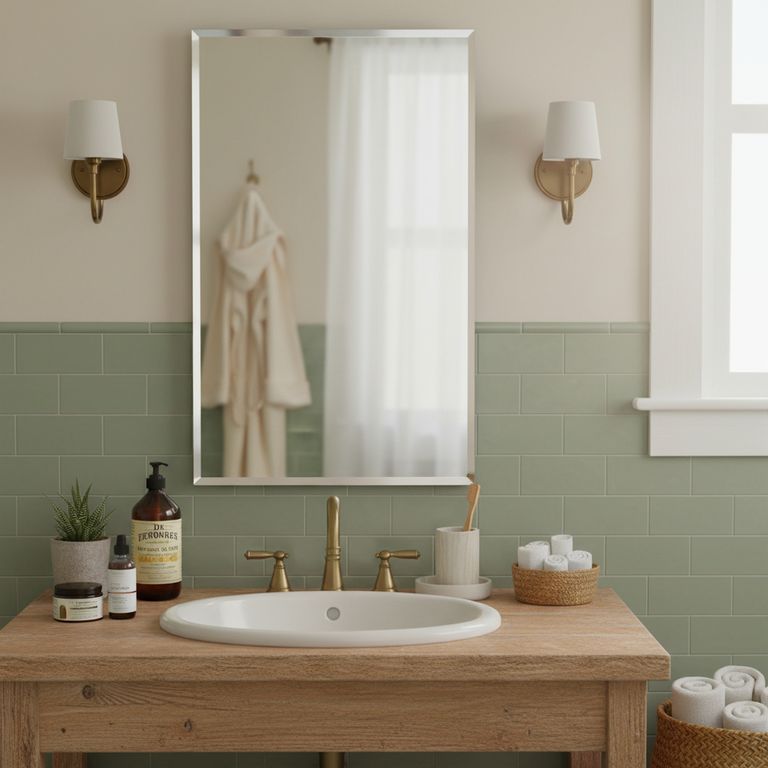 Espejo de Baño Italia con Bisel 40x55cm