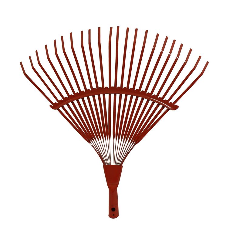 Escoba Metal Naranja 46x164cm