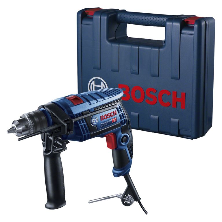 Taladro percutor Bosch GSB 13 RE 750W+ maletín plástico