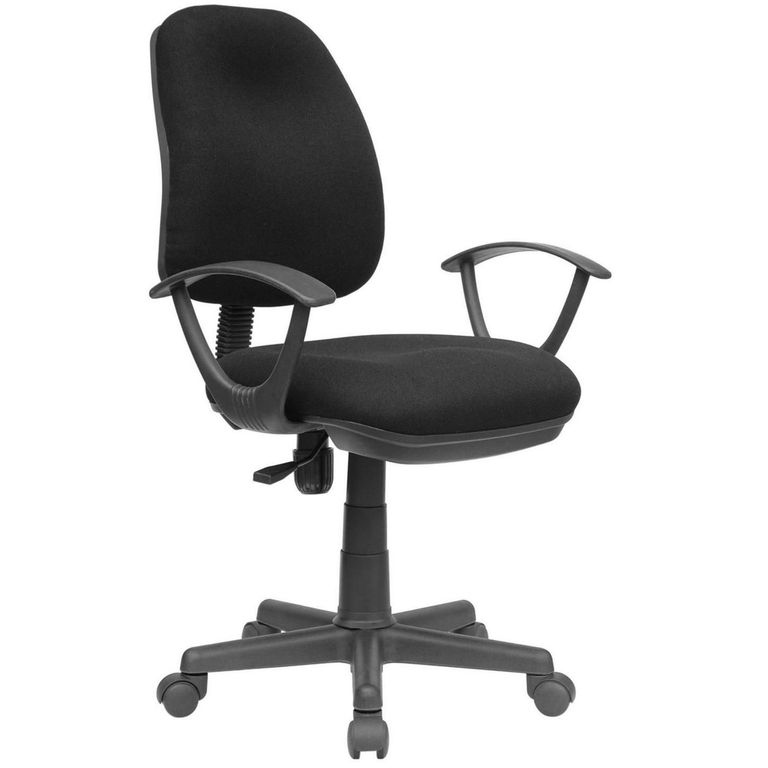 Silla de Oficina Just Home Colletion Negra