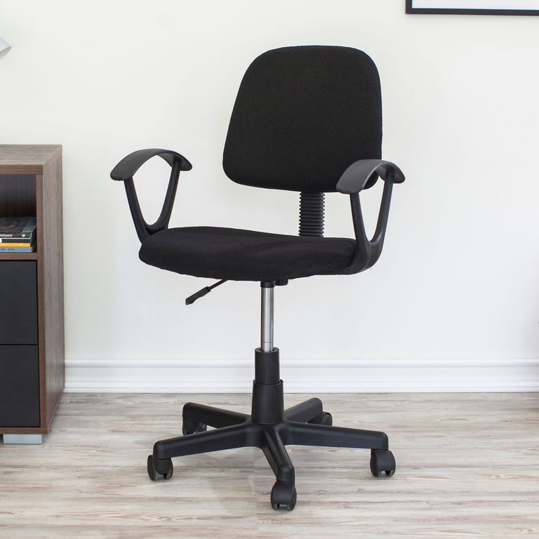 Silla de Oficina Just Home Colletion Negra