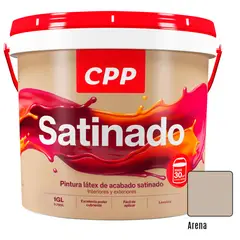 undefined - Pintura CPP Látex Satinado Arena 1GL