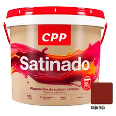 undefined - Pintura CPP Látex Satinado Rojo Teja 1GL